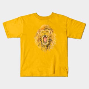 Swirly Lion Kids T-Shirt